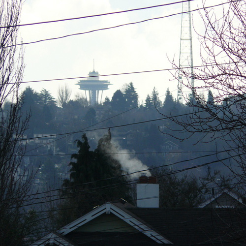 Space Needle view from Queen Anne Hill